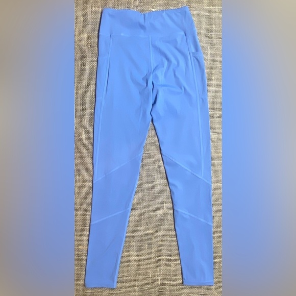 Forever 21 Leggings Size S 2 Pair Light Blue and Gray 2 Side Pockets - Picture 3 of 11